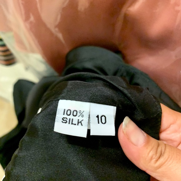 Roland Nivelais 💯%Silk Jacquard A-Line dress gown - Picture 3 of 9